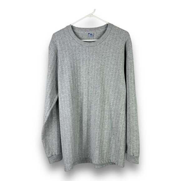 Monsieur Mens Sz XXL Gray Crewneck Pullover Sweatshirt Spring Fall Outdoors 2XL - Picture 1 of 8